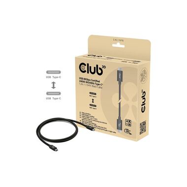 Club 3D Cavo USB CAC-1570 USB-C - USB-C 1,2 m