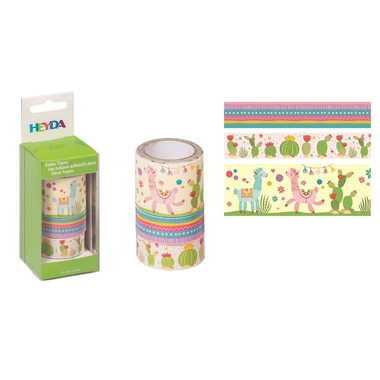 HEYDA Deco Tape multicolor 203584356 2x5mx15mm/1x5mx30mm