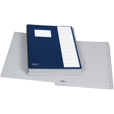 BIELLA Pultmappe Pronto A4 32041207U dunkelblau 12-teilig