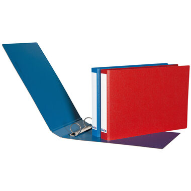BIELLA Ringbuch Viria 3cm 15155305U blau 2-Ring A5 quer