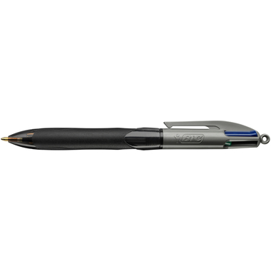 BIC Penna a sfera 4 Colours 0.4mm 8922931 con clip, GRIP PRO