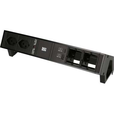 Bachmann multipresa da tavolo DESK 2, 2x T13, 1x USB A/C, 2x personalizzato