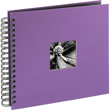 HAMA Spiralalbum Fine Art 94876 280x240mm, lila 25 Blatt