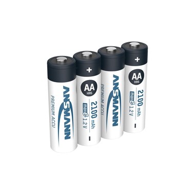 Ansmann Battery Type 2100 NiMH AA 2100 mAh, 4 pieces
