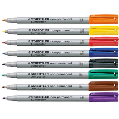 STAEDTLER Lumocolor non-perm. M 315 WP8 8 colori ass.