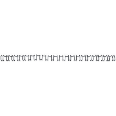 GBC Baguettes de reliure 12mm A4 IB165320 noir, 21 anneaux 100 pcs.