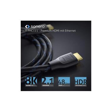 sonero Kabel Ultra High Speed HDMI 2.1 8K HDMI - HDMI, 2 m