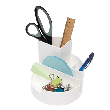 MAUL Porte-crayons MAUL 4117602.ECO 6 compartiments, blanc