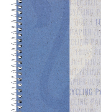 OXFORD Collegeblock Recycling A4 400159370 blau, liniert 80 Blatt
