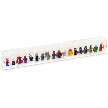 iDisplayit Acrylic Display for 18 LEGO Minifigures