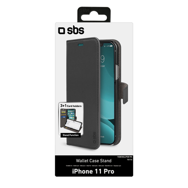 Custodia book con funzione stand per iPhone 11 Pro
