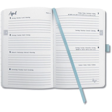 JOLIE Agenda Flair 2026 J6113 1S/2P sky blue ML A5