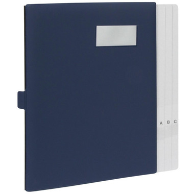 BIELLA Signataire A4 34342007U bleu foncé 20 compart.
