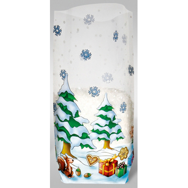 URSUS Sacchetto 14,5x23,5cm 6120000 natale 10 pezzi
