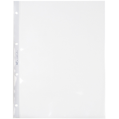 BÜROLINE Zeigetaschen PVC 140my A4 620210 transparent glatt 100 Stück