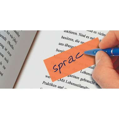 SIGEL Haftnotizen BRILLANT 20x50mm HN630 farbig ass. 4 x 40 Streifen