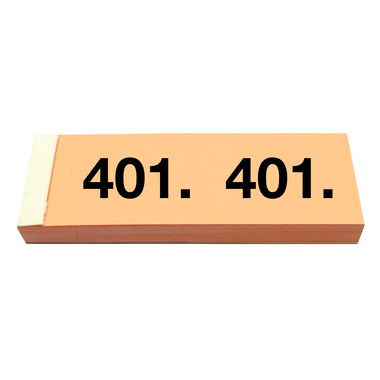 SIMPLEX Garderobenblock 401-500 13101 orange 100 Blatt