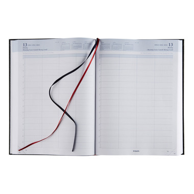 BREPOLS Agenda Bremax 2 Santex 2026 0.002.1345 1T/2S schwarz 21x29cm