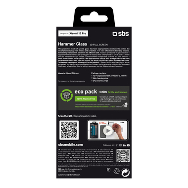 Glas Displayschutz 4D Full Glass für Xiaomi 12 Pro