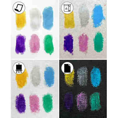 I AM CREATIVE Wachsmalstifte 4005.55 Metallic 6 Stück