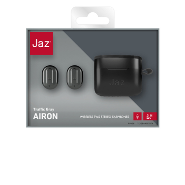 TWS earbuds with charging case and touch controls | JAZ