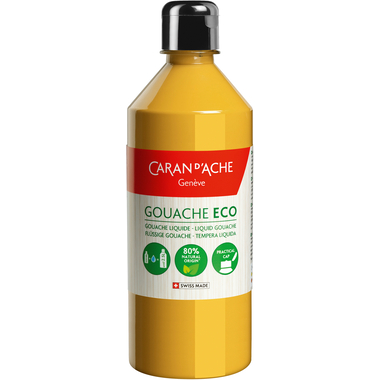 CARAN D'ACHE Couleur opaq.Gouache Eco 500ml 2370.035 ocre liquide