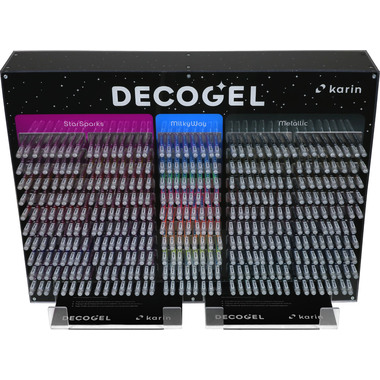 KARIN Gelpen DECOGEL 1.0 50 Colors 30C4 Display 400 pcs.