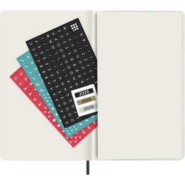 MOLESKINE Agenda Classic Large 2026 DSB12WN3DY26 1S/1P nero SC 13x21cm