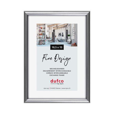 DUFCO Bilderrahmen 10.5x15cm 1400.40024 Fine Design silber
