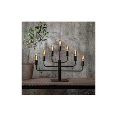 Star Trading Lampe LED Grace Smoke, 3 W, E14, Blanc chaud (WW)