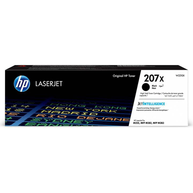 HP Cartouche toner 207X noir W2210X CLJ Pro M255/282/283 3150 p.