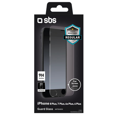Protection écran en verre pour iPhone 8, 7, 6s, 6 Plus