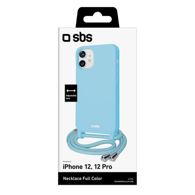 Farbiges Riemen-Halsband-Cover für iPhone 12/12 Pro