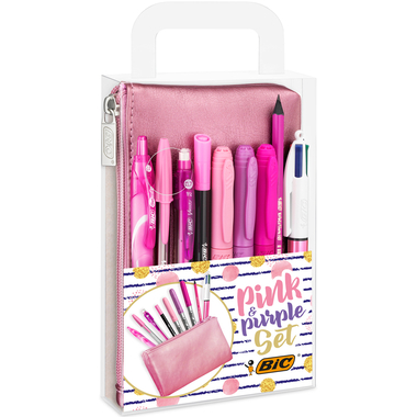 BIC Set Pink & Pure 964280 9 pezzi, rosa