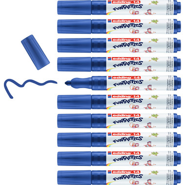 EDDING Stylo Fibre Funtastics 14 3mm 14-003 bleu
