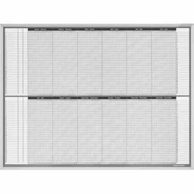MAGNETOPLAN Personal und Projektplaner 1241212S 12 Monate, 35 Pos. 1215x915mm