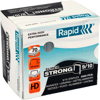 RAPID Agrafes SuperStrong 9/10 mm 24871200 galvanisé 5000 pcs