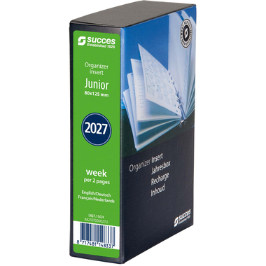 SUCCES Agenda Junior 2027 842107000027U 1W/2S Ersatz kompl. 8x12.5cm