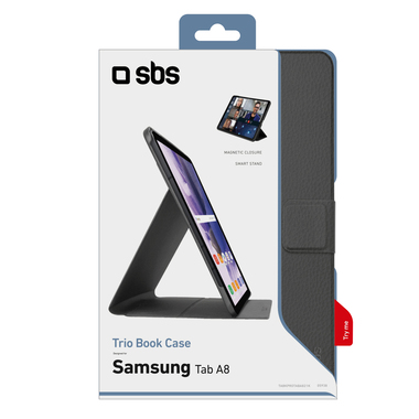 Custodia book per Samsung Tab A8 2021 con supporto