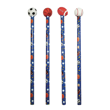 ROOST Crayon sports de balle RET-100 Gomme, 4 ass.