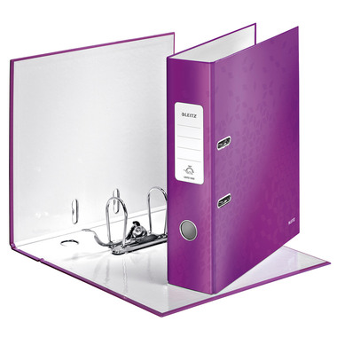 LEITZ Ordner WOW 180° 8cm 10050062 violett A4