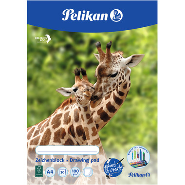 PELIKAN Bloc à dessin A4 C4/20 20 feuilles 20 feuilles