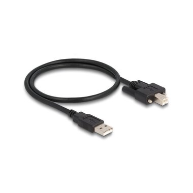 Delock USB 2.0-Kabel USB-A - USB-B 0.5 m