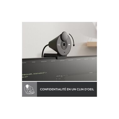 Logitech Webcam Brio 300 Grafite