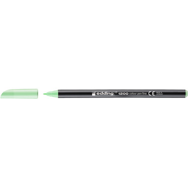 EDDING Faserschreiber 1200 0,5-1mm 1200-089 Pastell, Apfelsorbet