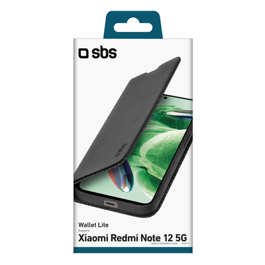 Book-style case with card holder pockets for Xiaomi Redmi Note 12 5G | SBS