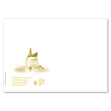 First-day cover «Swiss inventions - Toilet Duck» Unstamped first-day cover (FDC) C6
