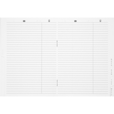 BIELLA Adressregister 85530800U 16 Seiten 10x13.9cm