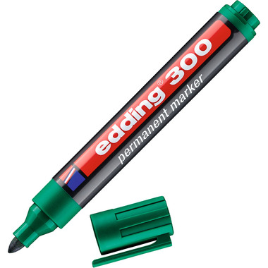 EDDING Permanent Marker 300 1,5-3mm 300-4 grün