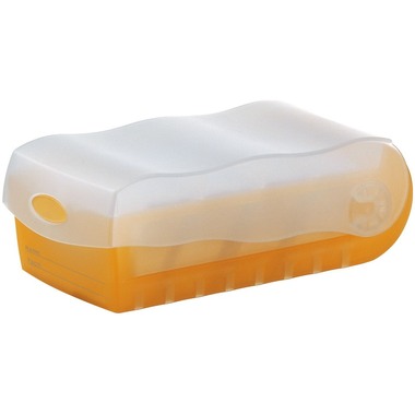 HAN Karteibox Croco A8 998-613 orange 9.7x6.7x19.1cm